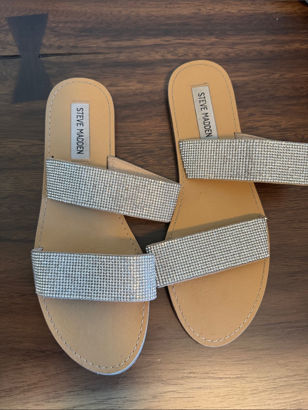Steve Madden rhinestone summer sandals